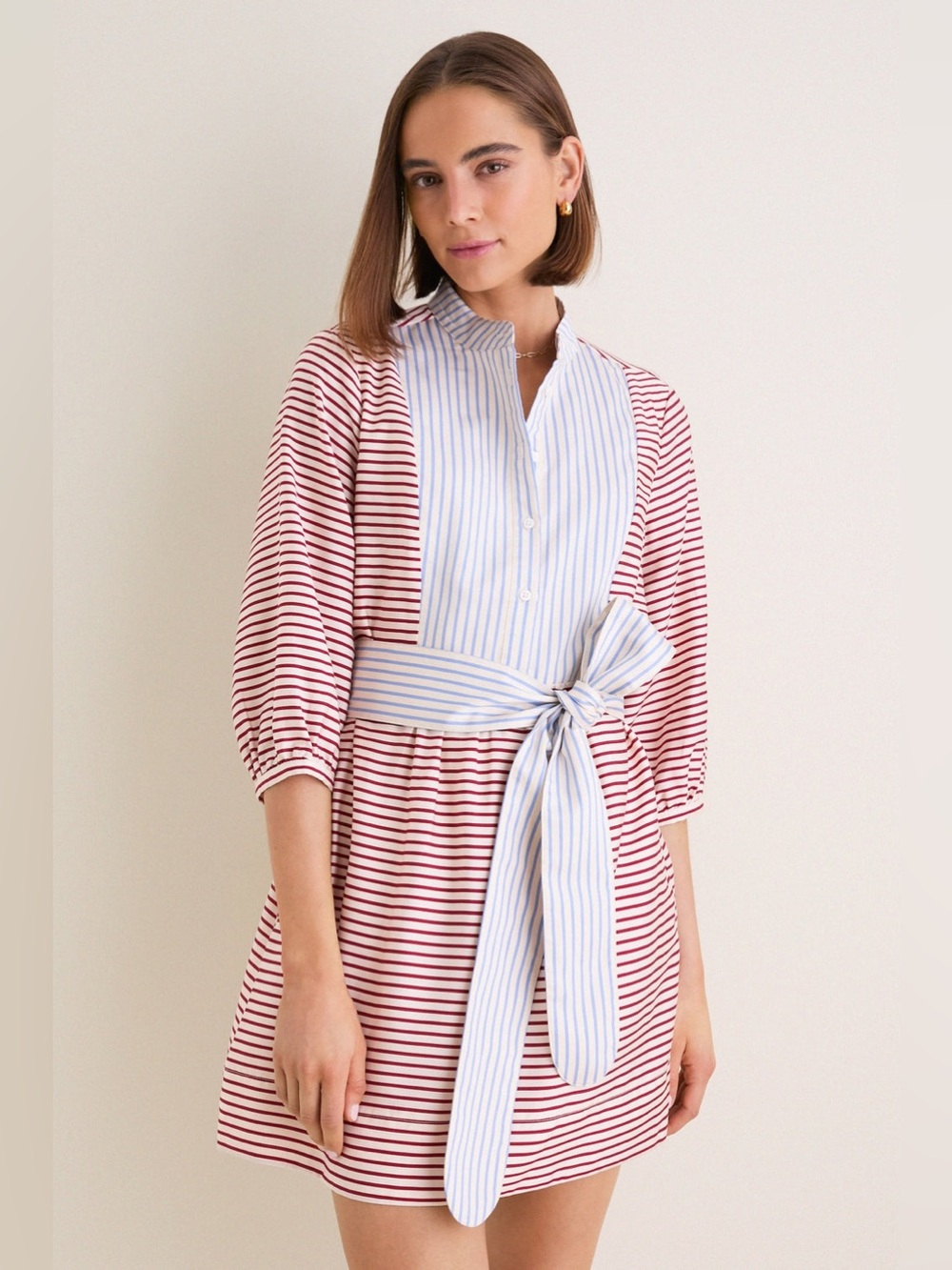 NWT TUCKERNUCK Cisco Stripe Calliope Mini Dress - size small